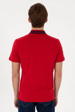 USPA Men Polo Shirt USPA Big Logo Red VR030 USPOM282 US POLO ASSN.