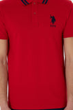 USPA Men Polo Shirt USPA Big Logo Red VR030 USPOM282 US POLO ASSN.