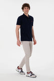 USPA Polo Shirt Men Navy VR033 USPOM304 Single Color Horse US Polo Assn.