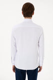 USPA Men Shirt Nova Slim Full Sleeve Light White VR013 USPSH364 US Polo Assn.