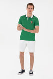 USPA Men Polo Green VR054 USPOM310 Regular Multi Color Horse U.S. Polo Assn.