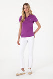 USPA Polo Shirt Women Violet VR037 USPOW077 SCL US Polo Assn.