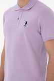USPA Polo Shirt Men Lilac VR034 USPOM277 USPA LOGO US POLO ASSN.
