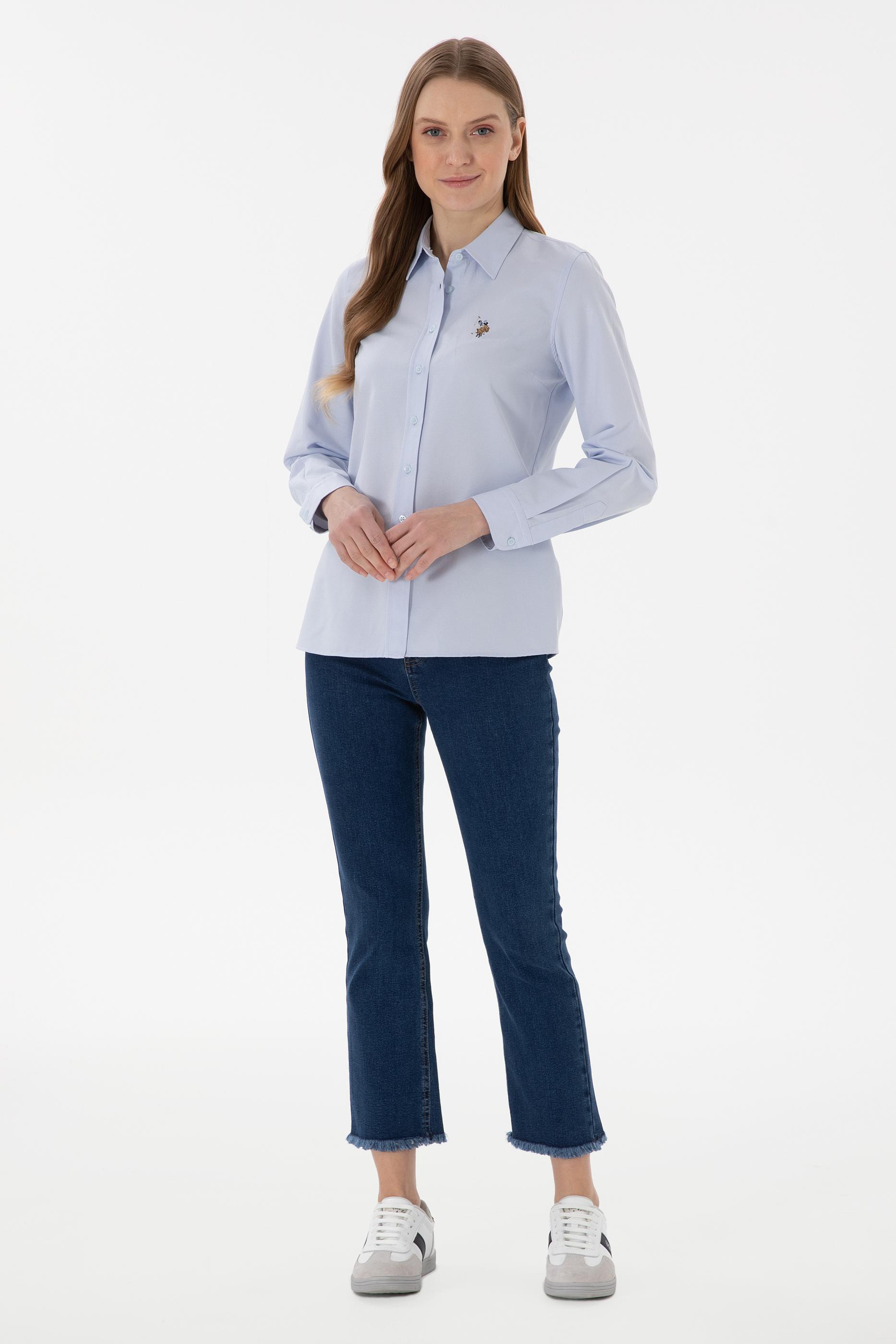 USPA Polo Shirt Women Woxcolor Light Blue VR003 USSHW046 US Polo Assn.