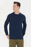 USPA Men Jumper R/Neck Dark Blue VR032 USPJR370 US POLO ASSN.