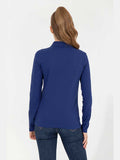 USPA Women Polo Full Sleeve Royal Blue VR212 USPOW061