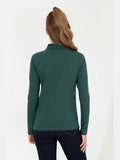 USPA Women Polo Full Sleeve Green VR054 USPOW064