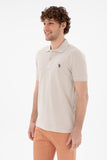 USPA Men Polo Single Color Horse Stone VR049 USPOM274 US POLO ASSN.
