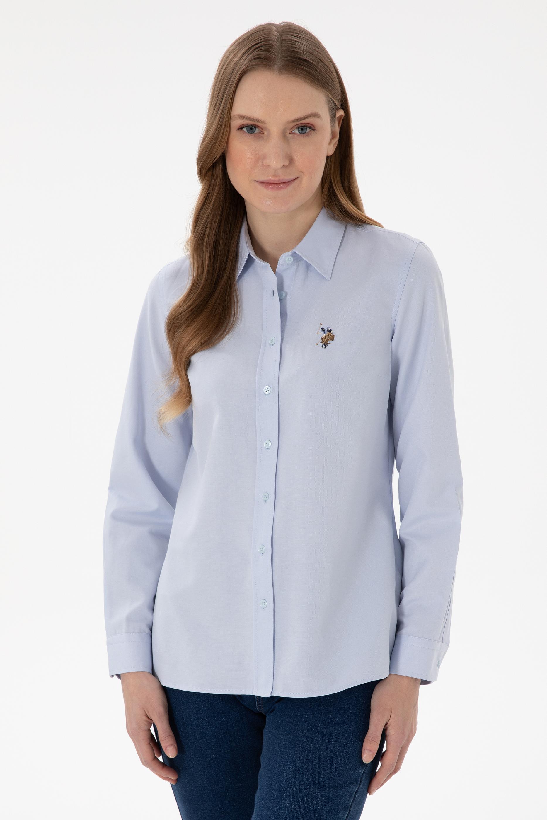 USPA Polo Shirt Women Woxcolor Light Blue VR003 USSHW046 US Polo Assn.