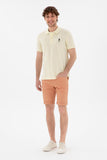 USPA Polo Shirt Men Lemon VR035 USPOM276 USPA LOGO US POLO ASSN.