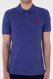 USPA Polo Shirt Men Royal Blue VR212 USPOM283 USPA LOGO US POLO ASSN.