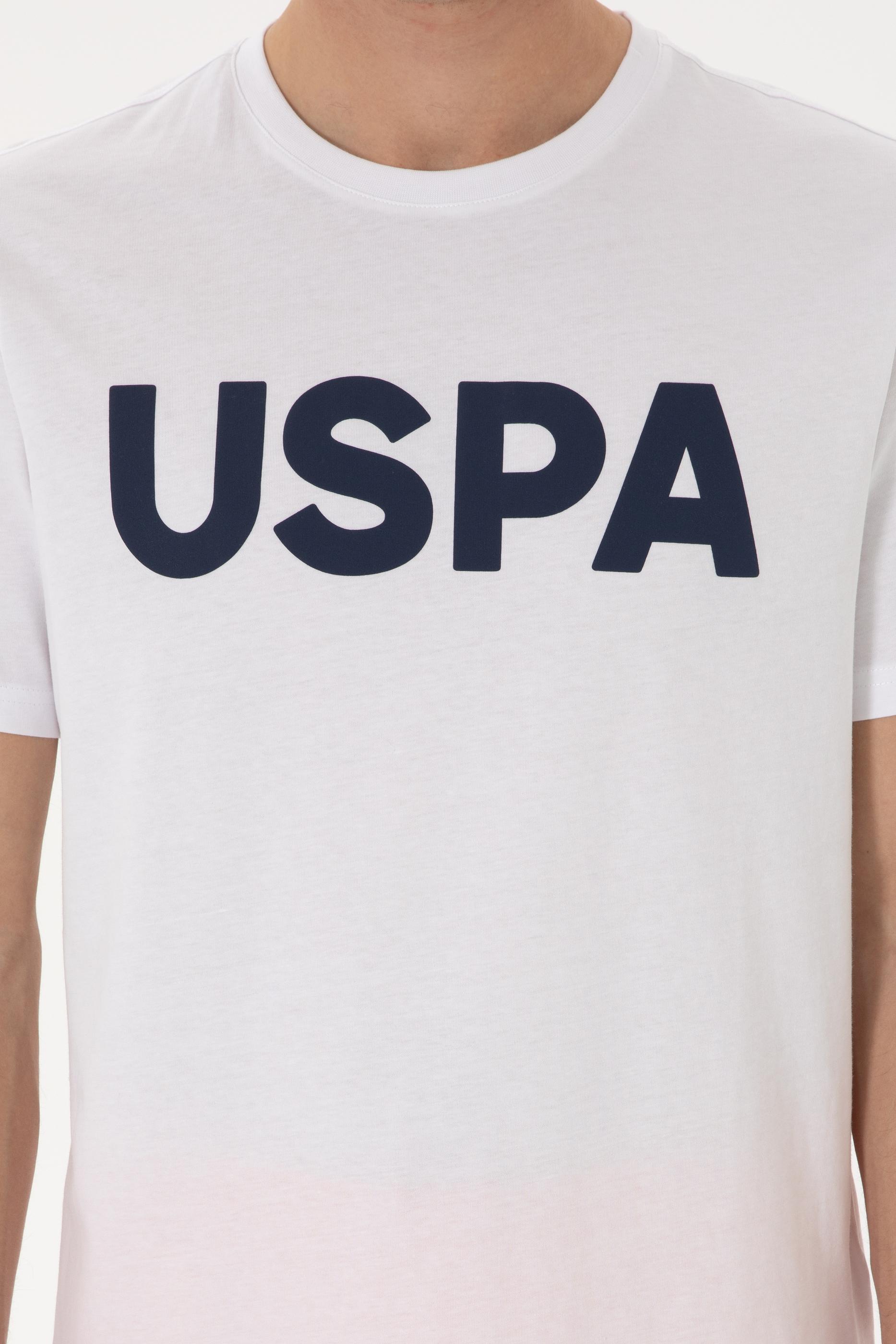 USPA Men T-Shirt USPA Big Logo White VR013 USTSM068 US POLO ASSN.