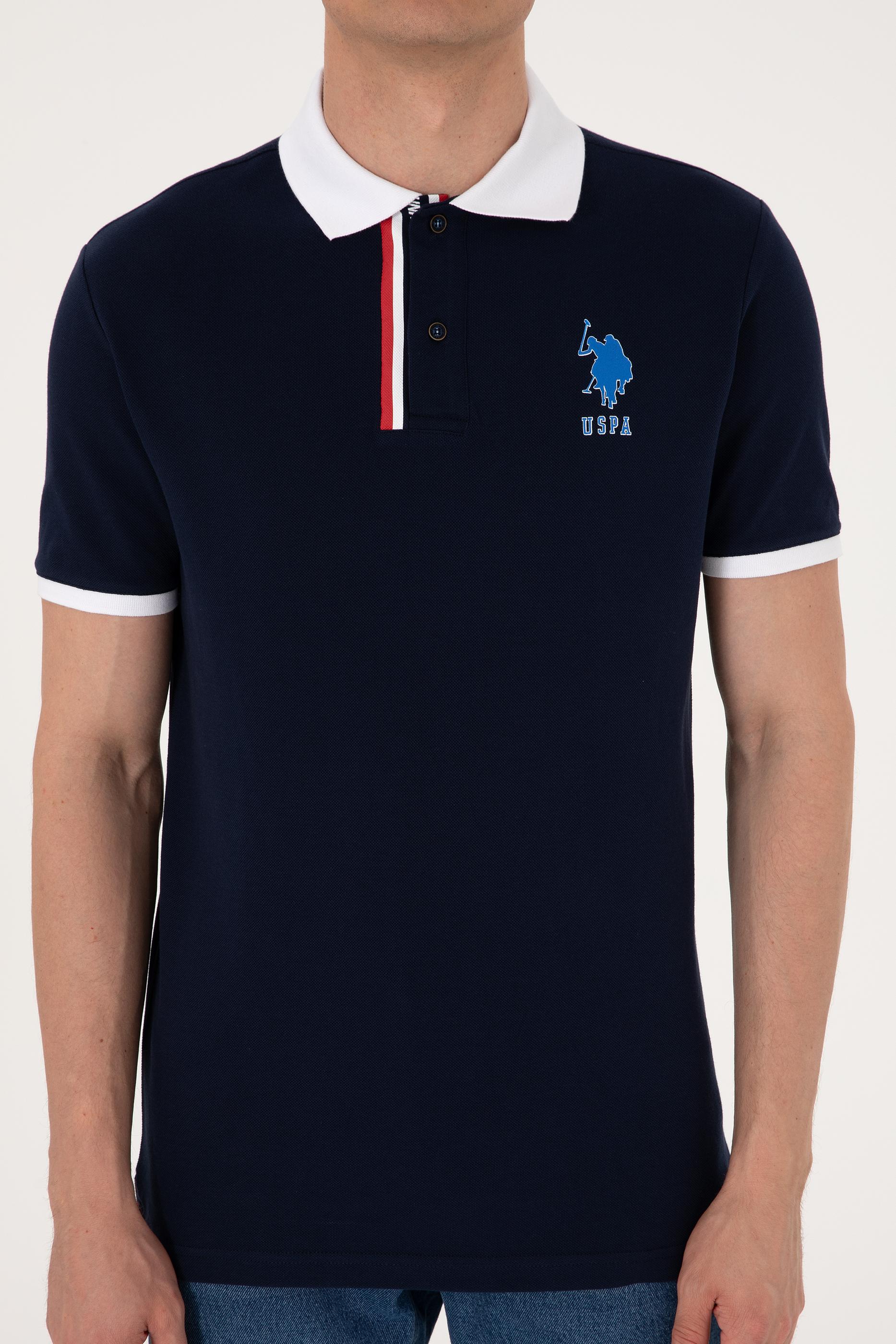 USPA Polo Shirt Men T-Olfar135 Navy VR033 USPOM323 USPA LOGO US POLO ASSN.