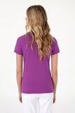 USPA Polo Shirt Women Violet VR037 USPOW077 SCL US Polo Assn.