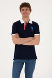 USPA Polo Shirt Men T-Olfar135 Navy VR033 USPOM323 USPA LOGO US POLO ASSN.