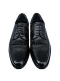 Nabeel & Aqeel Black Leather Lace-Up Shoe Men