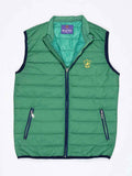 Kings Club Couture Vest Green Feather KC Logo KCJVFL03