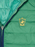 Kings Club Couture Vest Green Feather KC Logo KCJVFL03