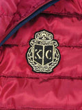 Kings Club Couture Vest Maroon Feather KC Logo KCJVFL04