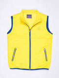 Kings Club Couture Vest Yellow Feather KC Logo KCJVFL06