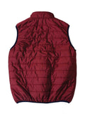Kings Club Couture Vest Maroon Feather Shandur For Men KCJVFL11