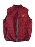 Kings Club Couture Vest Maroon Feather For Men KCJVFL19