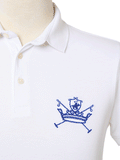 Kings Club Couture Polo Horse Shield White Men KCPHS007