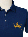 Kings Club Couture Polo Horse Shield Navy Men KCPHS009