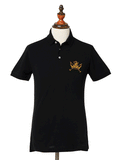 Kings Club Couture Polo Horse Shield Black Men KCPHS012