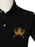 Kings Club Couture Polo Horse Shield Black Men KCPHS012