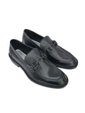 Kenneth Cole Black Leather Loafer Class Shoe KCSHE044