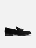 Kenneth Cole Futurepod Tassel Velvet Black Shoe KCSHE058