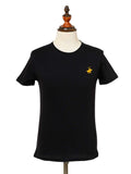 Kings Club Couture T Shirt Crew Nack Black Playing Horse KCTSCH03