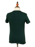 Kings Club Couture T Shirt Crew Nack Green London KCTSCL05