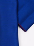 Peiro Butti Tie with Pocket Square Sky Blue Self Weaved PBTPS034