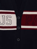 USPA Men Cardigan Buttons Navy VR033 USPCN076