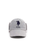 USPA Men Wool Hat Grey Melange VR086 USPHAT49 2023