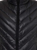 USPA Women Jacket S/L Feather Quilted Black VR046 USPJK135 USPA