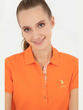USPA Women Polo SCH Orange VR051 USPOW044