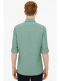 U.S. Polo Assn. Men Shirt Green Full Sleeve Regular Fit VR079 USPSH217