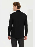 US Polo Assn Men Shirt Regular Fit Black VR046 USPSH262
