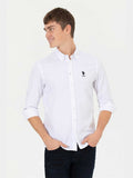 US Polo Assn Men Shirt Regular Fit White VR013 USPSH263