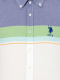 US Polo Assn Men Shirt Regular Fit Royal Blue VR212 USPSH268
