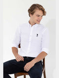 US Polo Assn Men Shirt Regular Fit White VR013 USPSH270