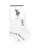 U.S. Polo Assn White Socks Women USPSK031