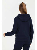 USPA Women Sweatshirt Hoody Zipper  Navy VR033 USPSS129