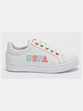 U.S. Polo Assn. Shoes White Girls USSEG002