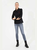 USPA Women Shirt Slim Black VR046 USSHW033