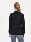 USPA Women Shirt Slim Black VR046 USSHW033