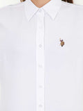 USPA Women Shirt Slim White VR013 USSHW036
